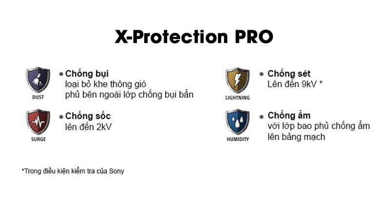 Tivi LED Sony 55X7500H bảo toàn tuổi thọ sản phẩm