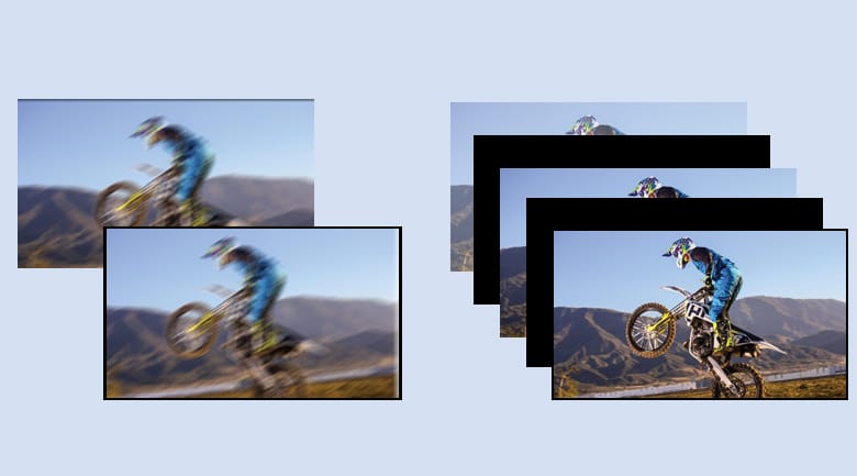 Tivi LED Sony 55X7500H chuyển động mượt mà