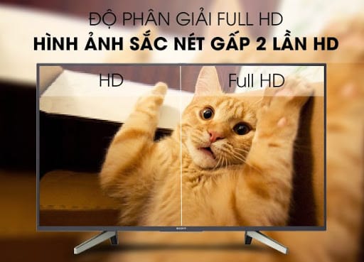 Tivi LED Sony 43W800G - Android TV Sony 43inch độ phân giải Full HD