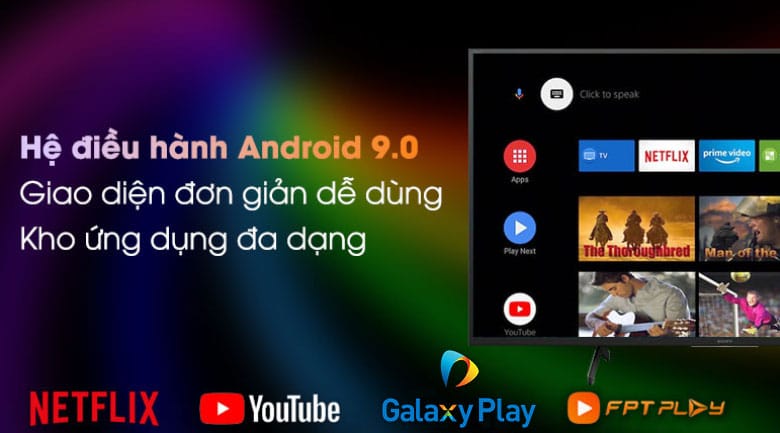 Tivi Sony KD 65X7500H - Android Tivi Sony 4K 65inch hệ điều hành 9.0