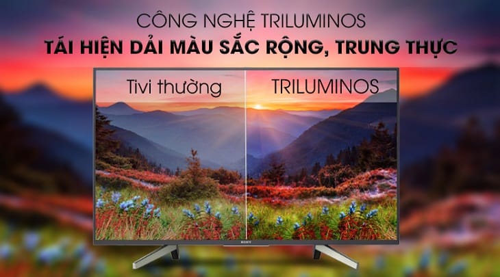Tivi LED Sony 43X8000G - Android TV Sony 4K 43inch công nghệ chấm lượng tử
