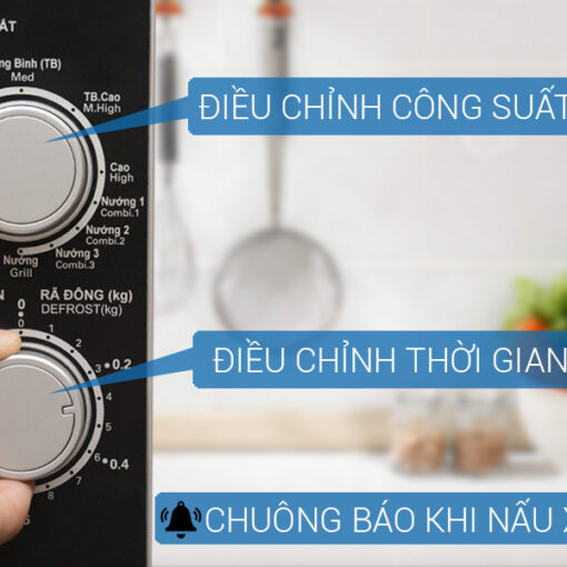 Lò vi sóng cơ Sharp 20L R-205VN-S