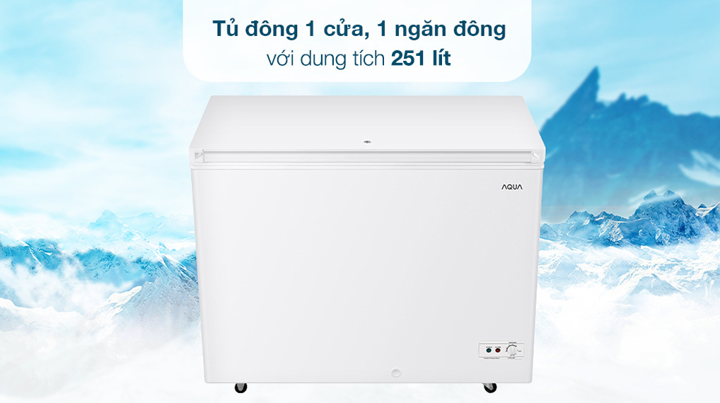 Tủ đông Aqua 251 Lít AQF-C3501S
