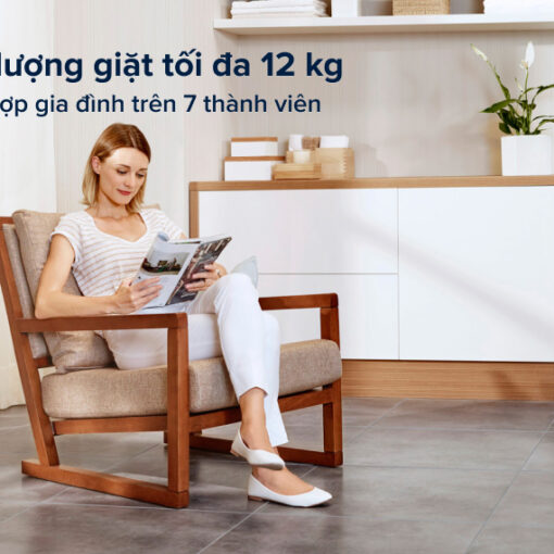 Máy giặt Samsung Ecobubble Inverter 12.5 kg WA40F12E4CSV