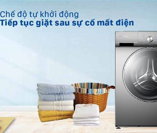 Máy giặt Sharp Inverter lồng ngang 9 Kg ES-FM90CB-SB