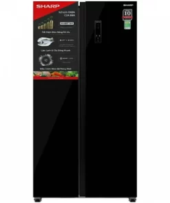 Tủ lạnh Sharp Side by Side Inverter 600 lít SJ-SBX600VG-BK- Thái Lan - Mặt Gương