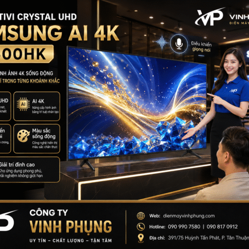 Smart Tivi Crystal UHD Samsung AI 4K 55 inch UA55U8500HKXX