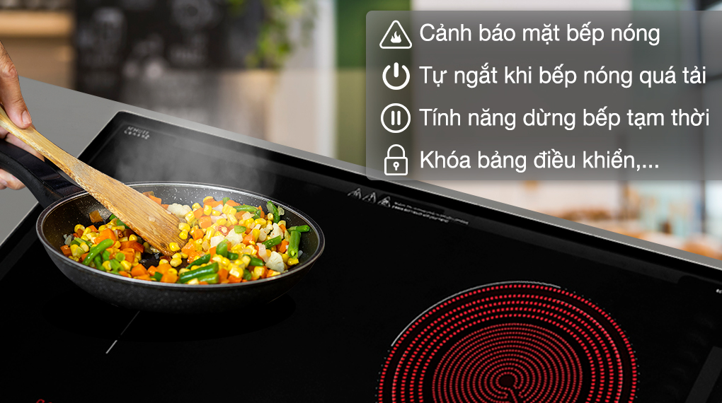 Bếp điện từ hồng ngoại âm Hafele HC-H7321B