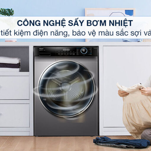 Máy giặt Sấy Aqua Inverter 10kg AQH-H1000JPS Máy giặt Sấy Aqua Inverter 10kg AQH-H1000JPS