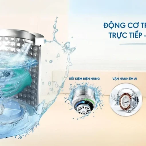 Máy giặt Aqua Lồng Đứng Inverter 15 kg AQW- DR150UGT PS Máy giặt Aqua Lồng Đứng Inverter 15 kg AQW- DR150UGT PS