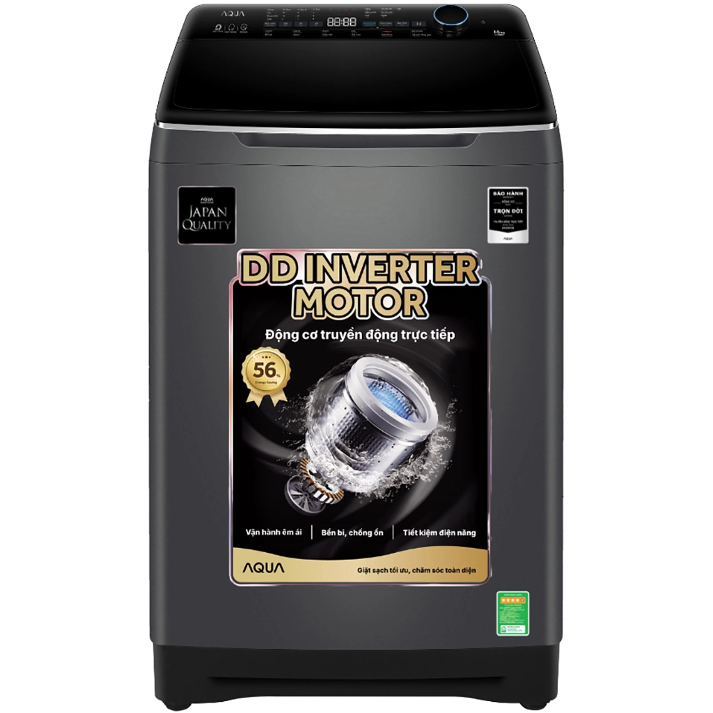 Máy giặt Aqua Lồng Đứng Inverter 15 kg AQW- DR150UGT PS Máy giặt Aqua Lồng Đứng Inverter 15 kg AQW- DR150UGT PS