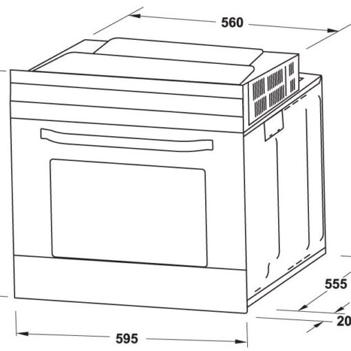 Lò nướng âm tủ Hafele HO-6T70A (538.01.441) 5 Lò nướng âm tủ Hafele HO-6T70A (538.01.441)