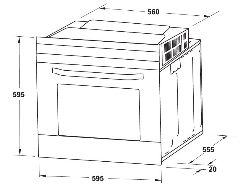 Lò nướng âm tủ Hafele HO-6T70A (538.01.441) 7 Lò nướng âm tủ Hafele HO-6T70A (538.01.441)