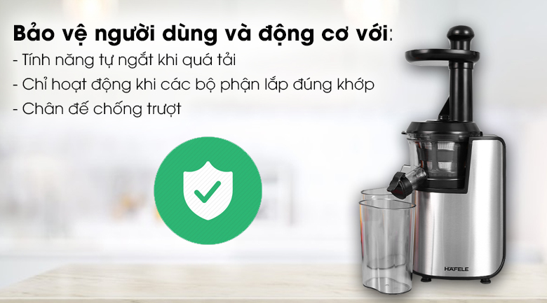 Máy ép chậm Hafele GS-133N (535.43.811)
