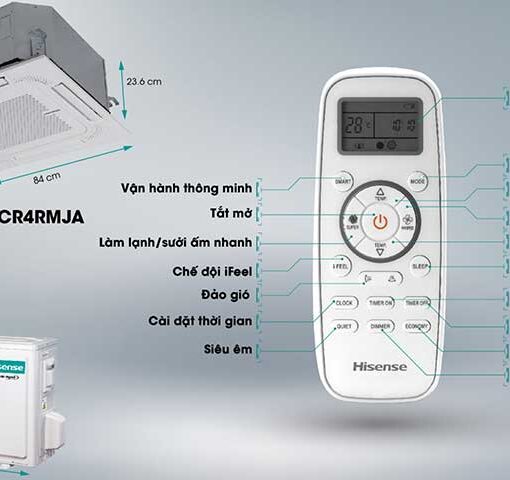 Máy lạnh âm trần Hisense 2 HP AUC-18CR4RMJA