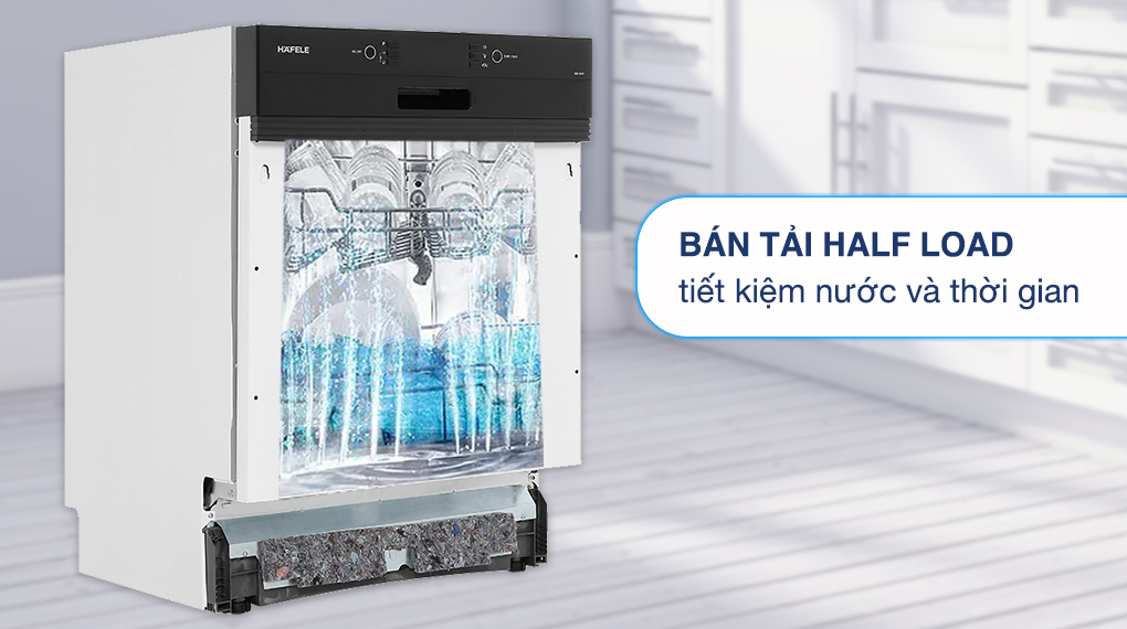 Máy rửa chén bán âm Hafele HDW-HI60B (533.23.210)