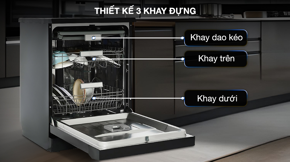 Máy rửa chén độc lập Hafele HDW-F60EB (538.21.310)