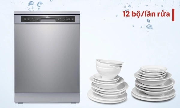 Máy rửa chén độc lập Hafele HDW-F60G (535.29.590) rửa sạch hiệu quả, vận hành êm, thiết kế gọn đẹp. Mua ngay hôm nay nhận ưu đãi hấp dẫn!