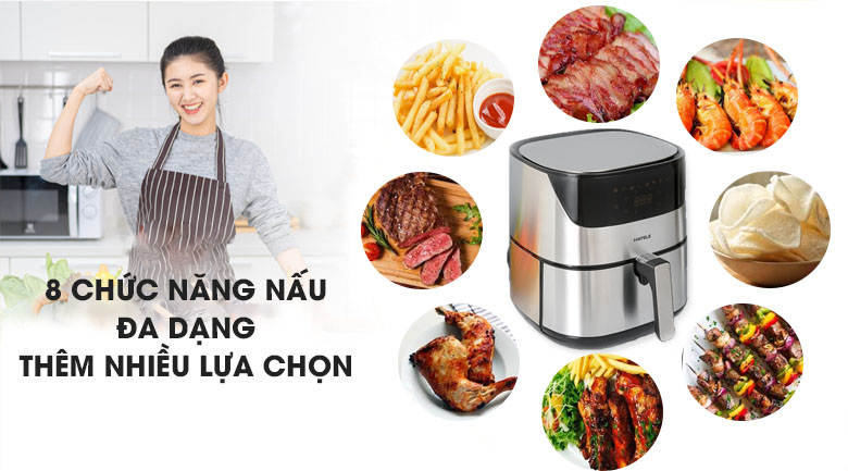 Nồi chiên không dầu Hafele 5 lít AF-T5A (535.43.712) 