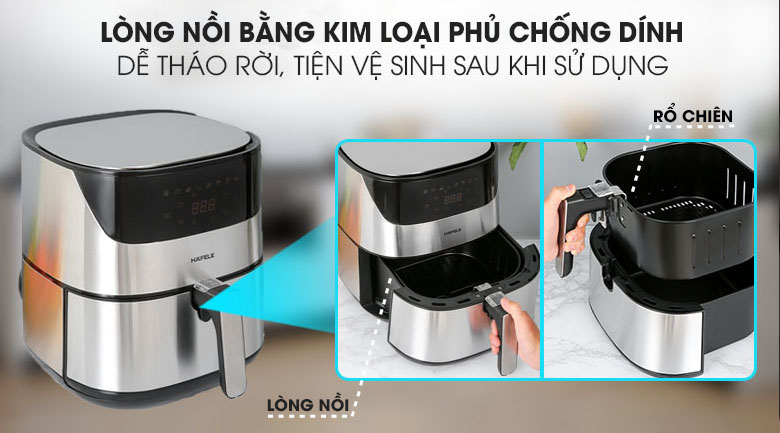 Nồi chiên không dầu Hafele 5 lít AF-T5A (535.43.712) 