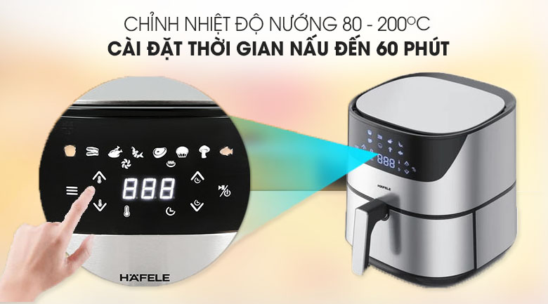 Nồi chiên không dầu Hafele 5 lít AF-T5A (535.43.712) 
