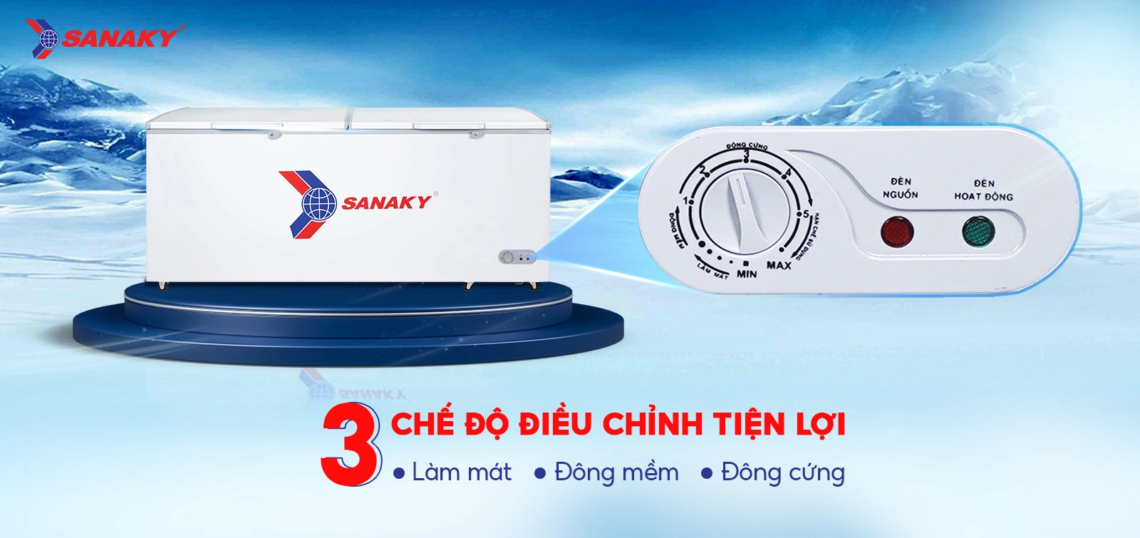 Tủ đông Sanaky 761 lít VH-868HY2 Tủ đông Sanaky 761 lít VH-868HY2