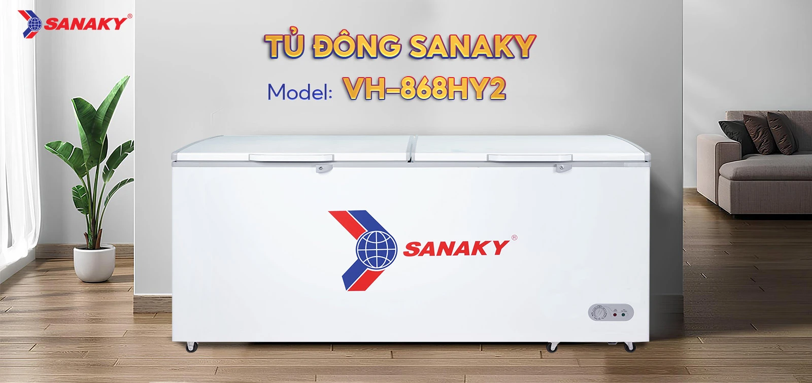 Tủ đông Sanaky 761 lít VH-868HY2 Tủ đông Sanaky 761 lít VH-868HY2