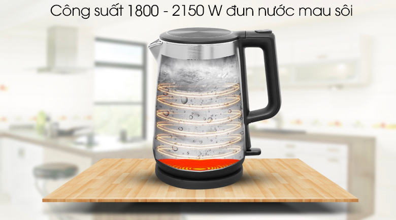 Bình đun siêu tốc Toshiba 1.7 lít KT-17DR1NV