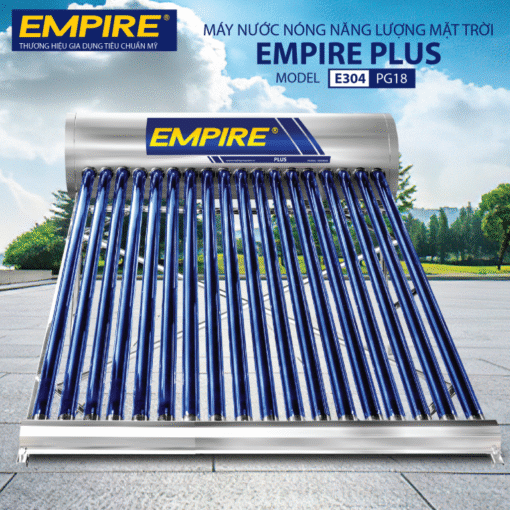Máy nước nóng năng lượng mặt trời Empire 180 lít - Plus E-304PG18