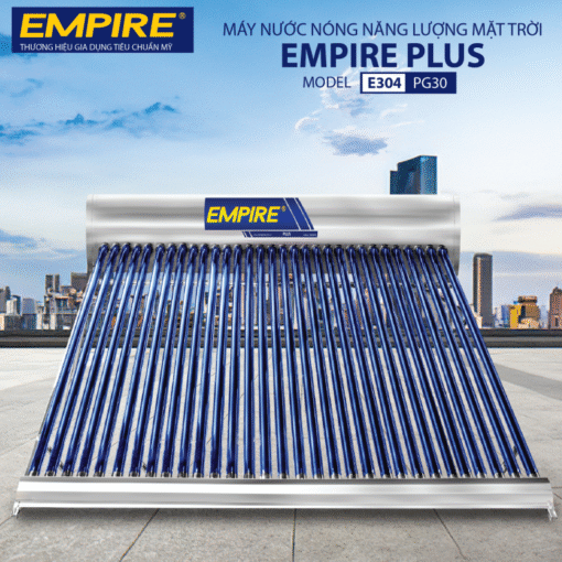 Máy nước nóng năng lượng mặt trời Empire 300 lít - Plus E-304PG30