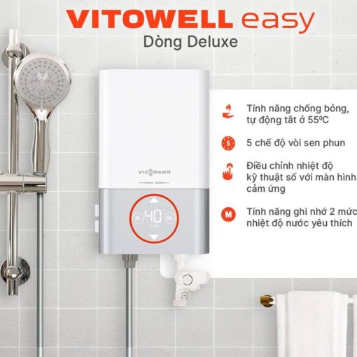 Máy tắm nóng trực tiếp Viessmann Vitowell Easy Deluxe D1 45-V