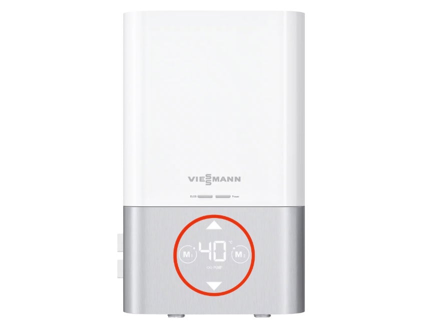 Máy tắm nóng trực tiếp Viessmann Vitowell Easy Deluxe D1 45P-V Máy tắm nóng trực tiếp Viessmann Vitowell Easy Deluxe D1 45P-V