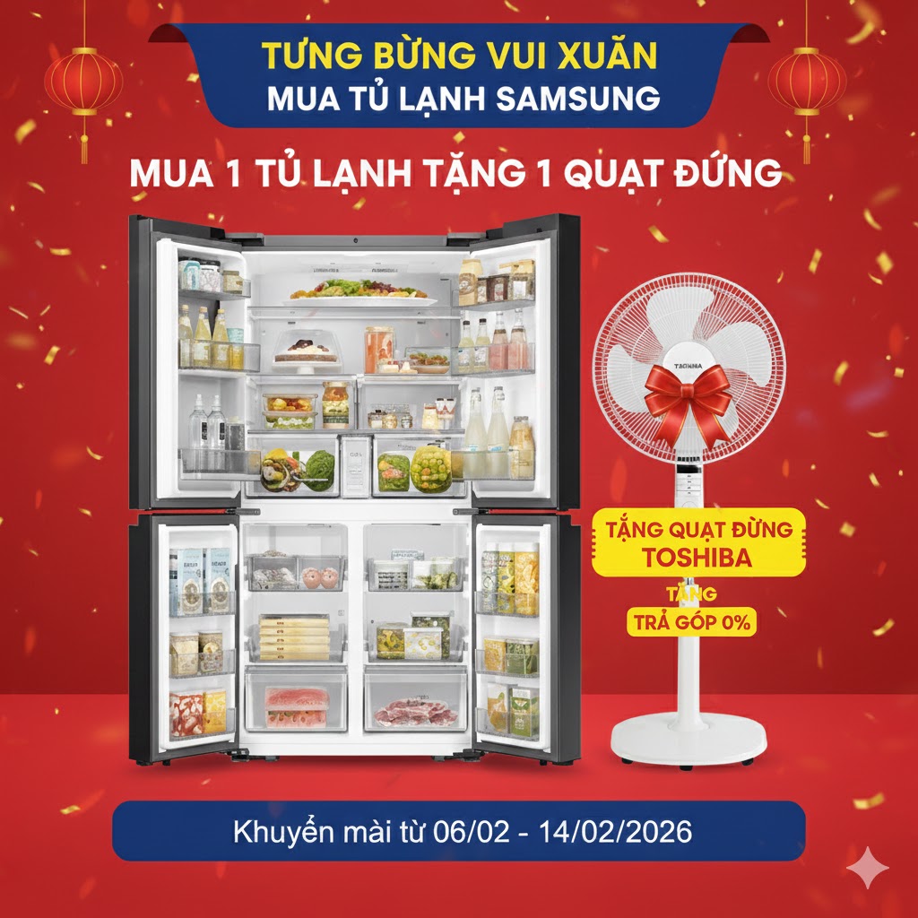 Tủ lạnh Samsung Inverter 636 lít RF65DB990012SV