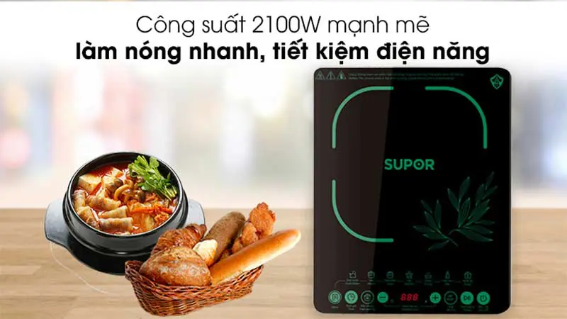 BẾP ĐIỆN TỪ EASY COOKING SUPOR SDHCB11TVN-GR