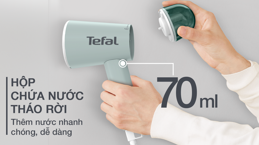 Bàn ủi hơi nước cầm tay Tefal DT1034E1 1200W