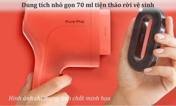 Bàn ủi hơi nước cầm tay Tefal DT2022E1 Cam