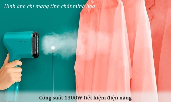 Bàn ủi hơi nước cầm tay Tefal DT2024E1 Xanh Lơ