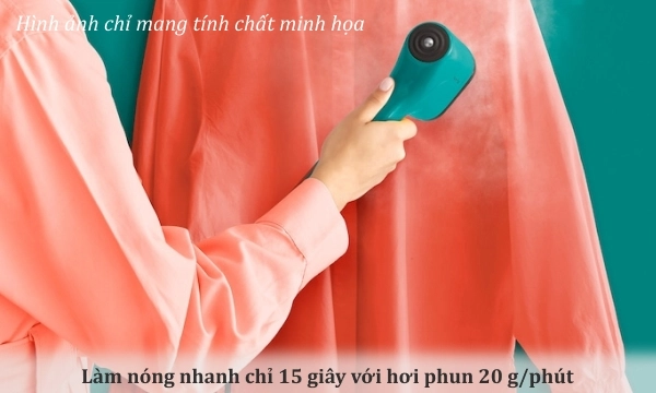 Bàn ủi hơi nước cầm tay Tefal DT2024E1 Xanh Lơ