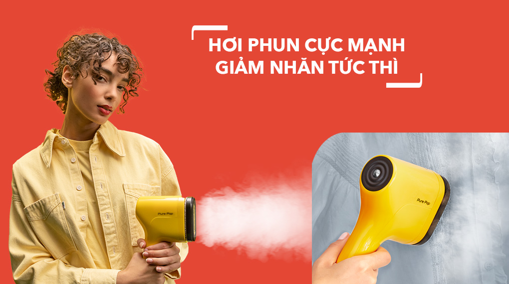 Bàn ủi hơi nước cầm tay Tefal DT2026E1 Vàng