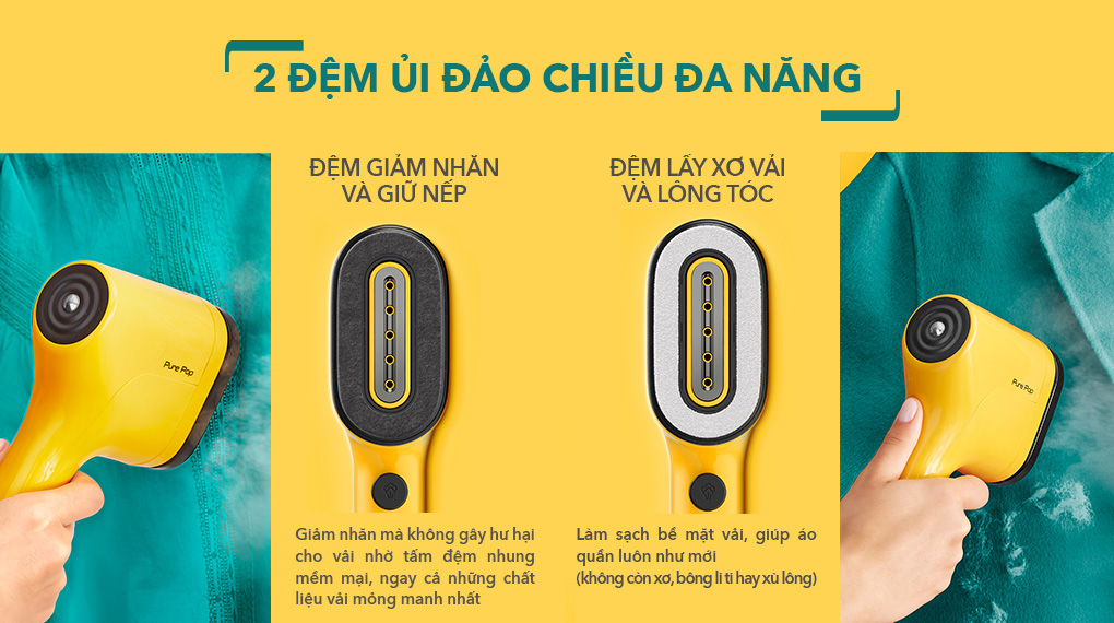 Bàn ủi hơi nước cầm tay Tefal DT2026E1 Vàng