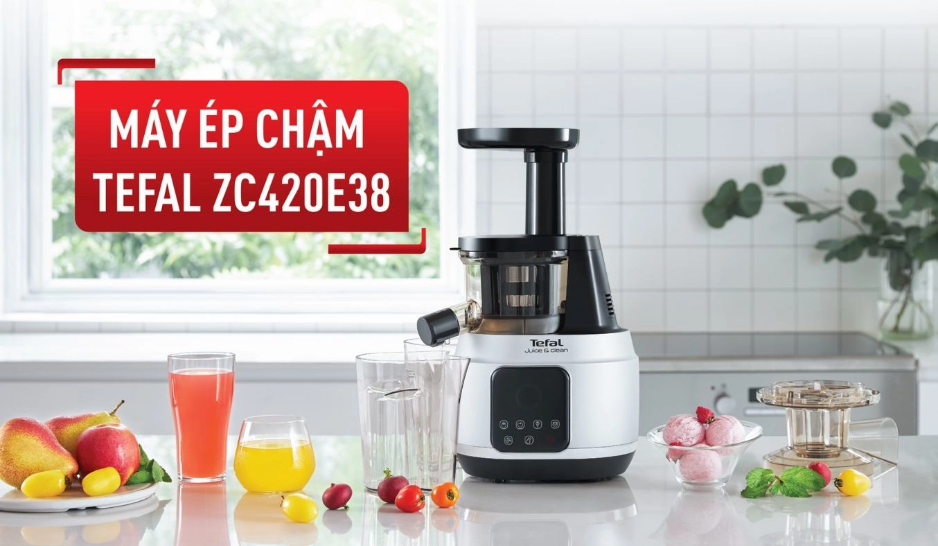 Máy ép chậm Tefal 150W ZC420E38