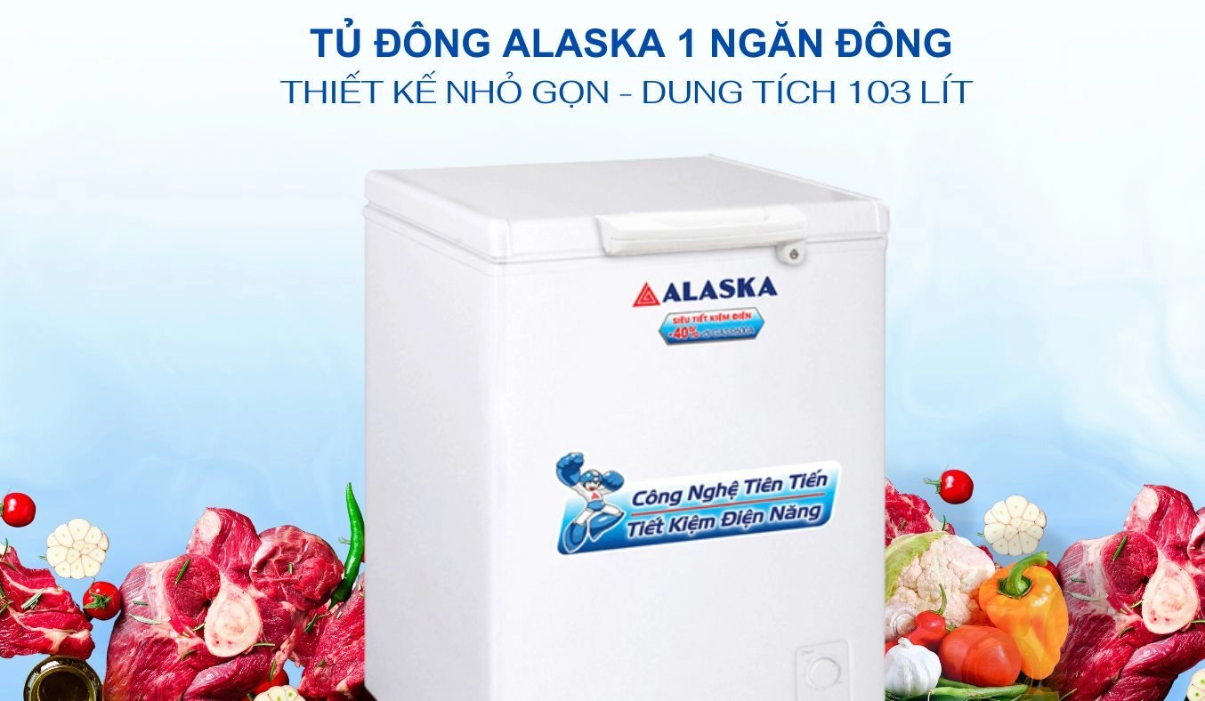 Tủ đông Alaska 103 lít BD-150