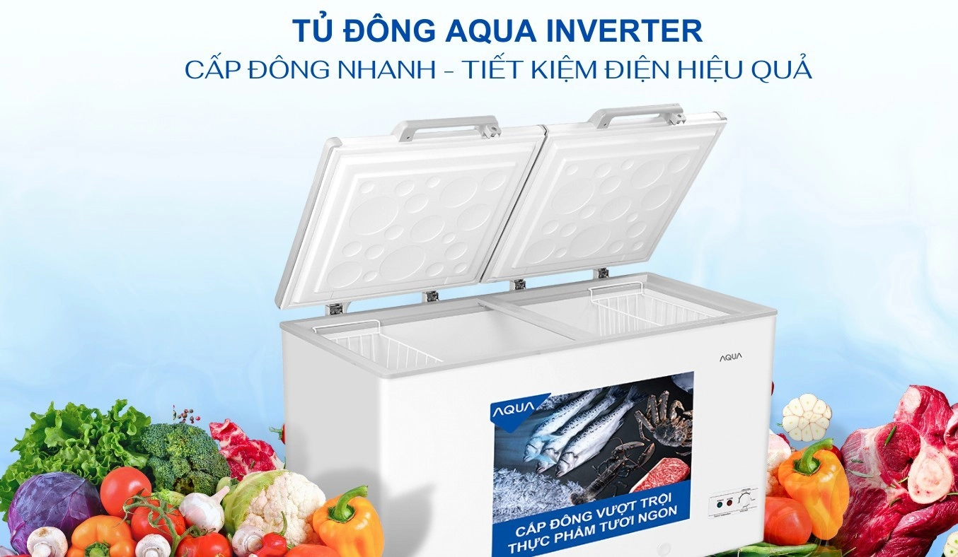 Tủ đông Aqua 319 lít AQF-C4201E