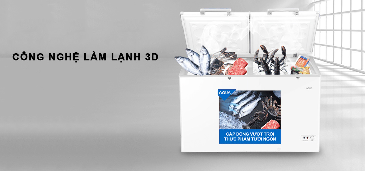 Tủ đông Aqua 425 lít AQF-C5701E