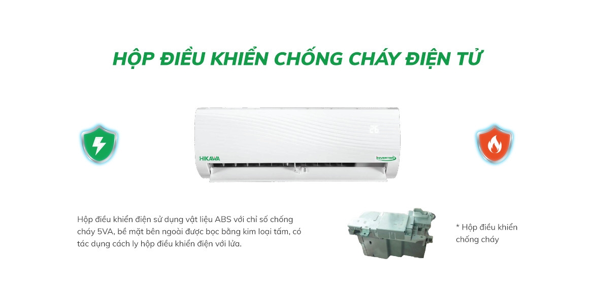 Máy lạnh Hikawa inverter 1 HP HI-VC10A&K-VC10A