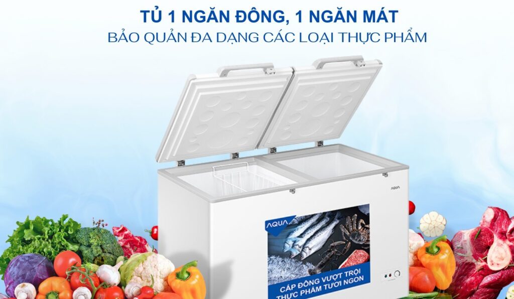 Tủ đông mát Inverter Aqua 295 lít AQF-C4202E