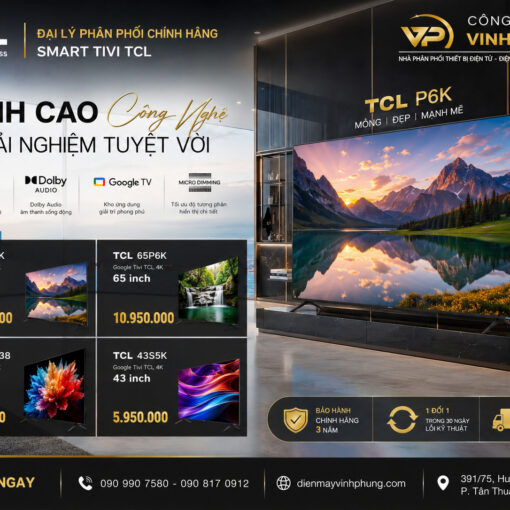 Google Tivi TCL QD-Mini LED 4K 75 Inch 75C6K