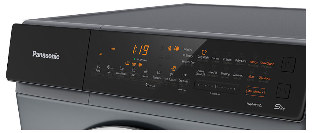 Máy giặt sấy Panasonic Inverter 9 kg NA-V90FC1LVT