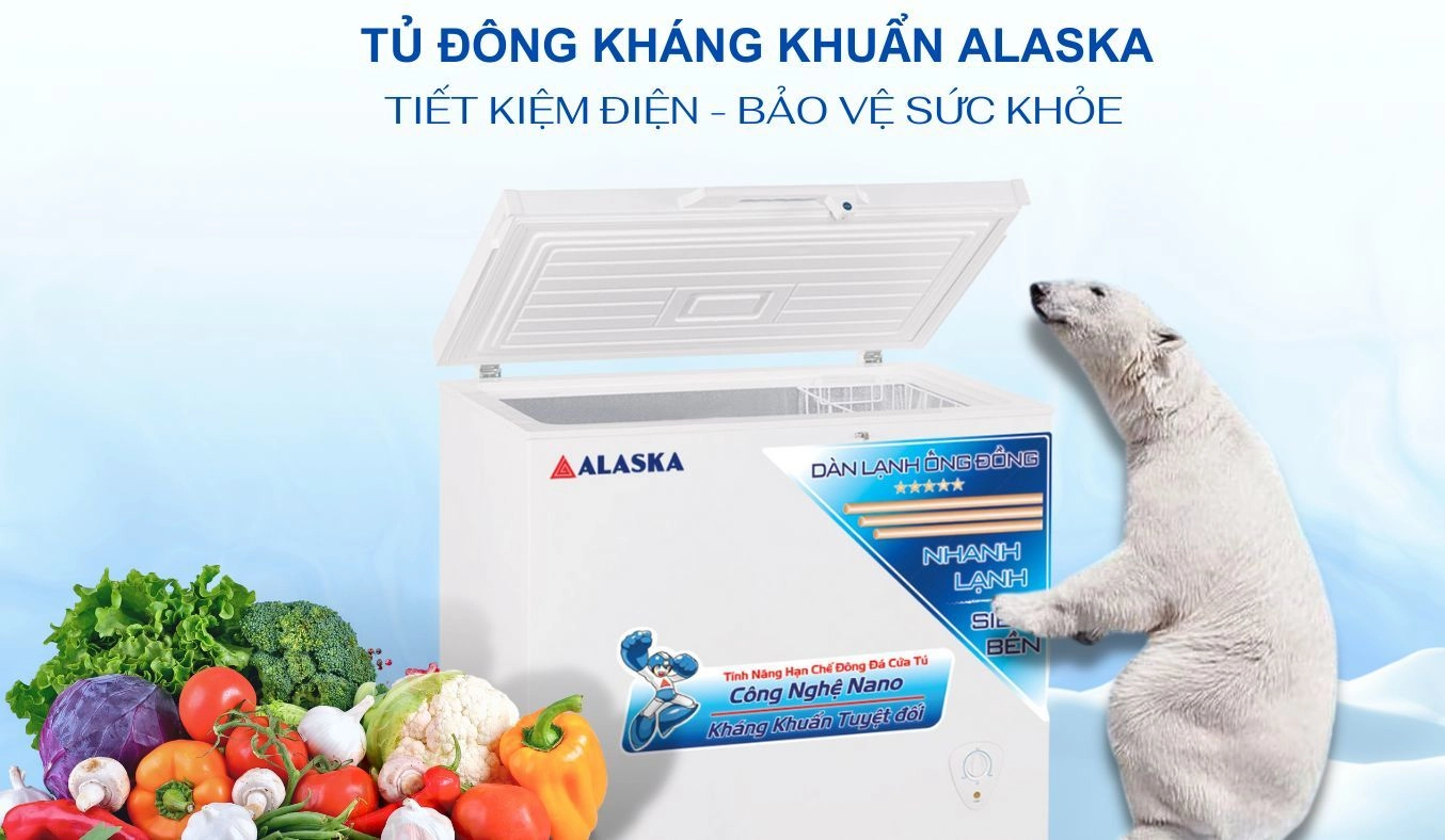 Tủ đông Alaska 205 lít BD-300C Tủ đông Alaska 205 lít BD-300C