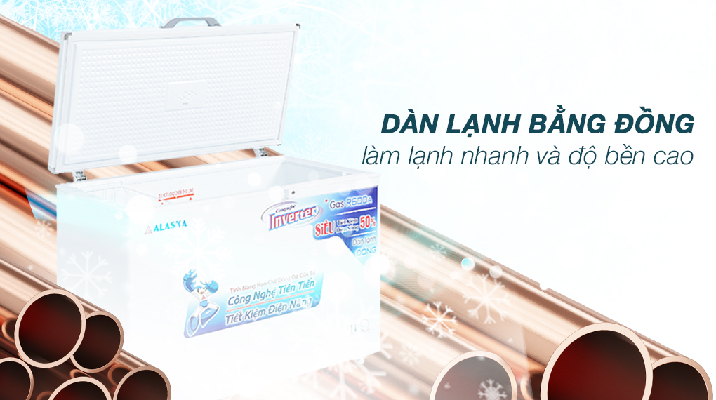 Tủ đông Alaska 295 lít BD-400CI Tủ đông Alaska 295 lít BD-400CI